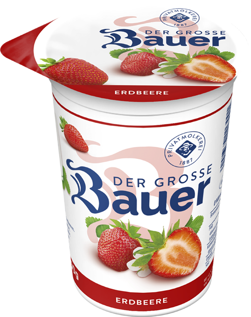Ab Donnerstag erhältlich: Der große Bauer Fruchtjoghurt 