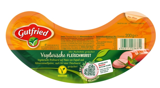 Gutfried Vegetarische Fleischwurst