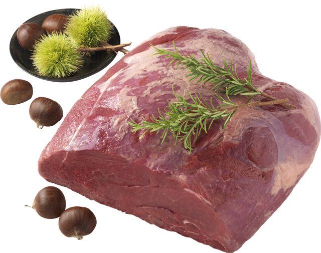 Frische Wildschwein-Keule