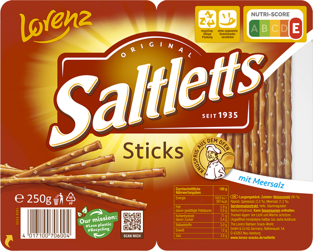 Lorenz Saltletts Sticks, Erdnußlocken