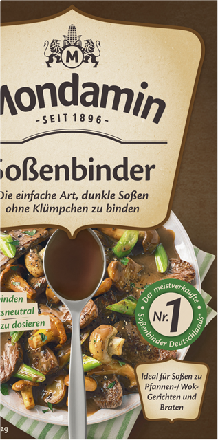 Mondamin Soßenbinder, Mehlschwitze oder Speisestärke