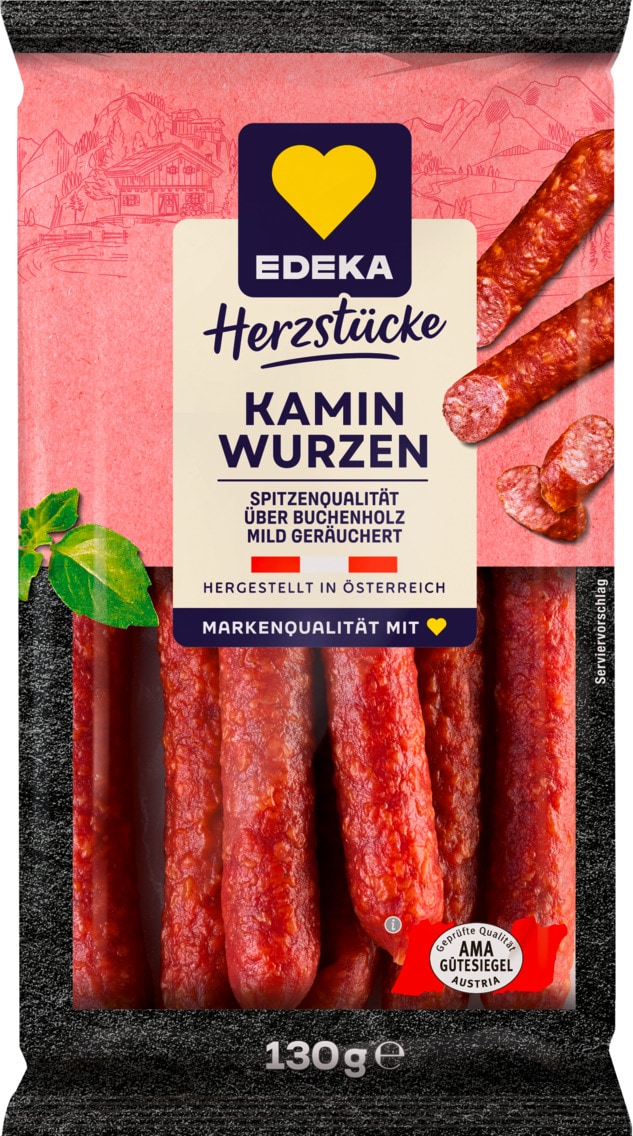 EDEKA Herzstücke Kaminwurzen