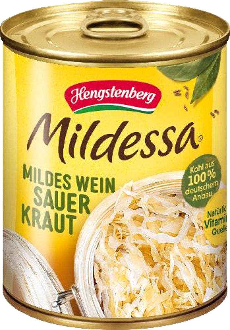 Hengstenberg Mildessa Mildes Weinsauerkraut
