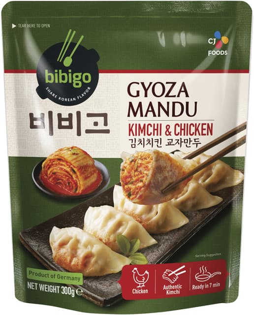 Bibigo Dumplings Kimchi & Chicken 