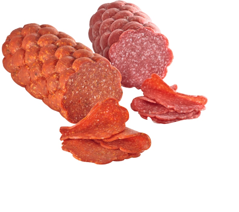 Edelsalami oder Hot-Chili-Edelsalami