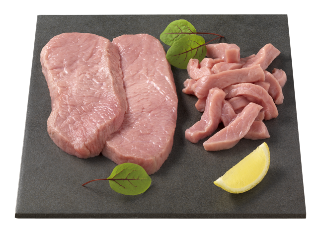 Zarte Kalbs-Schnitzel oder -Geschnetzeltes natur