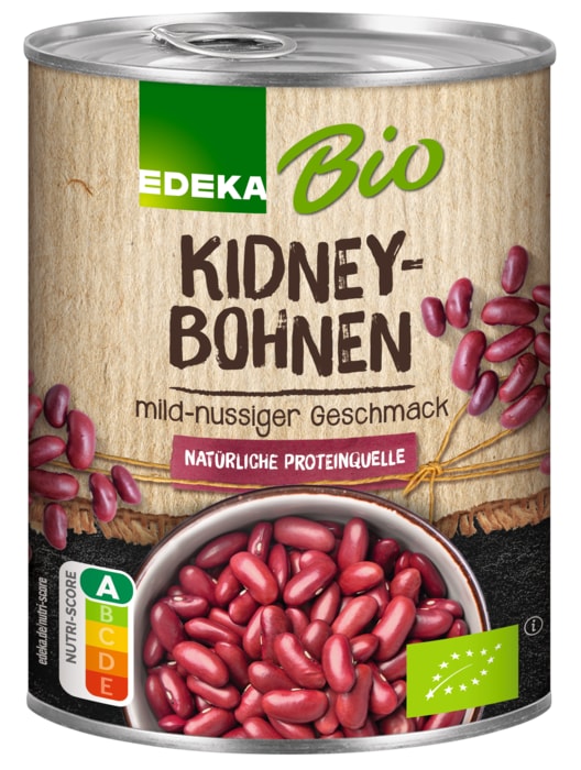EDEKA Bio Kidney-Bohnen naturell oder Braune Linsen