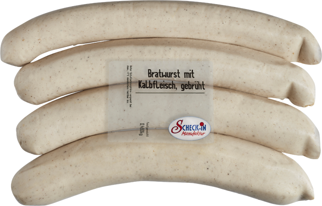 Bratwurst mit Kalbfleischanteil