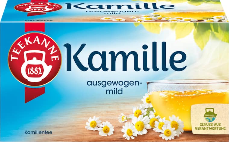 Teekanne Naturkräuter- oder -Früchtetee