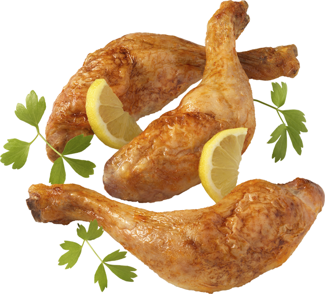 Gegrillte Hähnchenkeulen