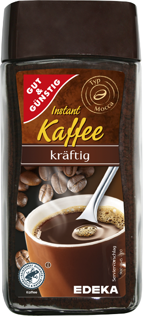 Gut & Günstig  Instant Kaffee kräftig oder mild 