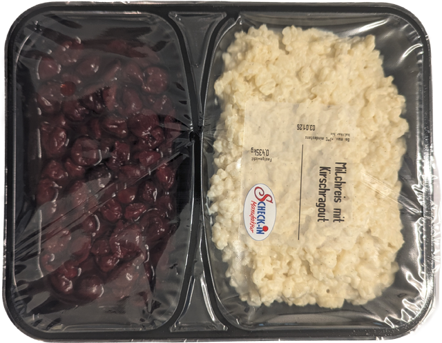 Milchreis mit Kirschragout 