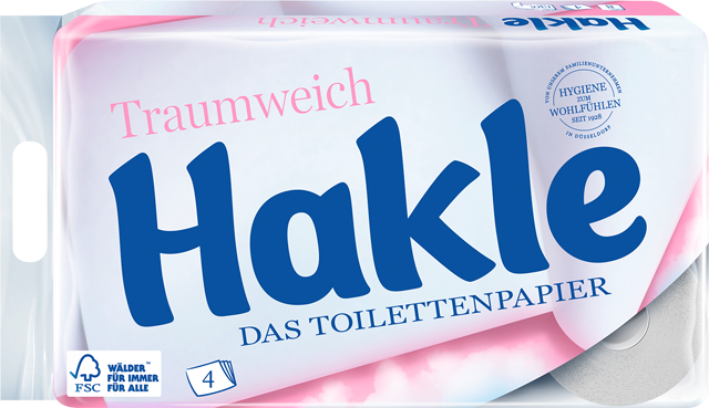 Hakle Toilettenpapier Traumweich oder Sanft & Sicher mit Duft & Dekor