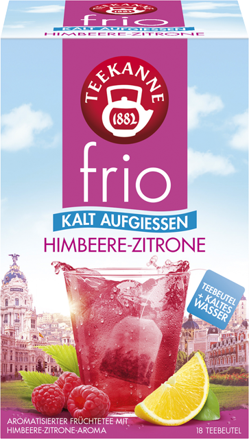Teekanne Frio Himbeere-Zitrone