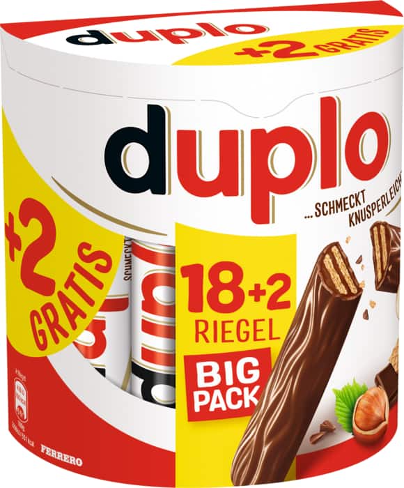 duplo oder kinder Riegel