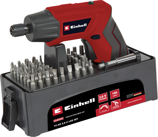 Einhell 3,6-Volt-Akkuschrauber-Set