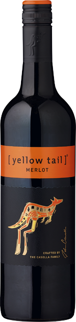 Australien: Yellow Tail Merlot, Shiraz 