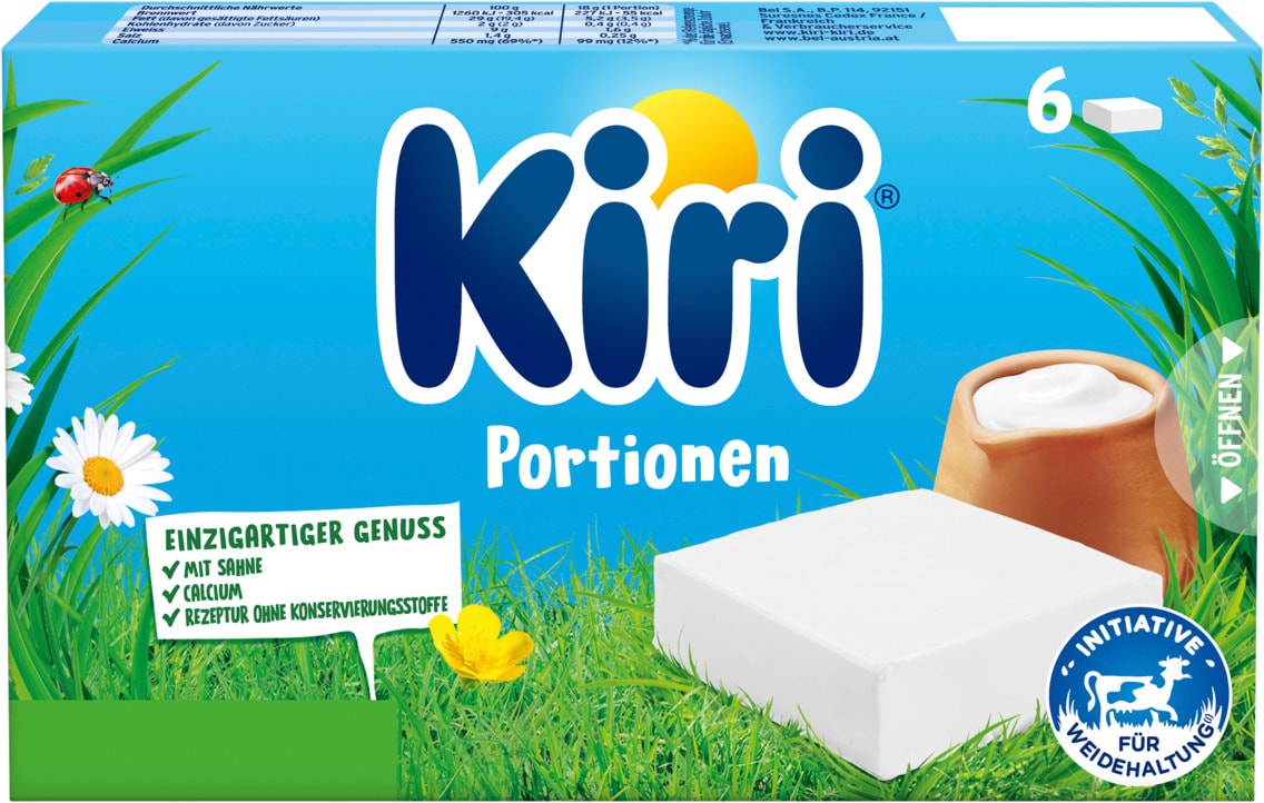 Kiri Portionen oder Dippi