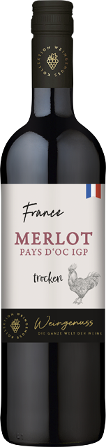 Frankreich: Wein-Genuss Merlot IGP Pays d’Oc