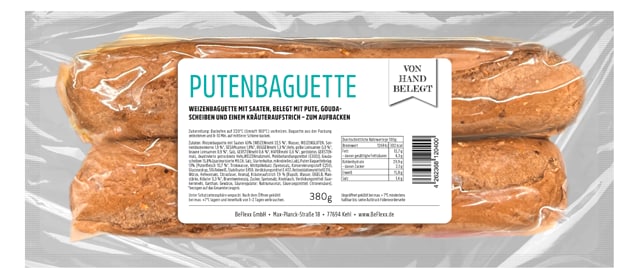 Beflexx Putenbaguette