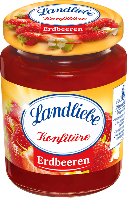 Landliebe Konfitüre, Fruchtcreme oder Gelee