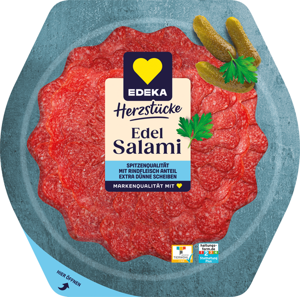 EDEKA Herzstücke Edel-, Geflügel- oder Pfeffer-Salami