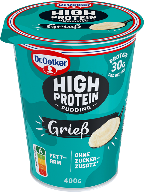 Dr. Oetker High Protein Grieß Pudding 