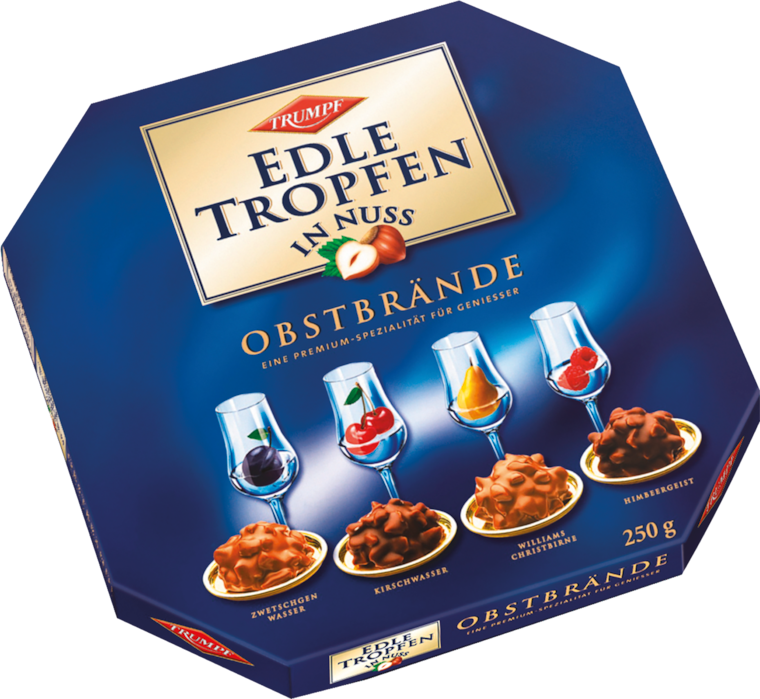 Trumpf Edle Tropfen in Nuss