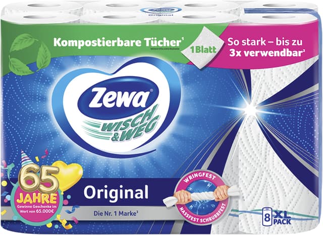 Zewa Wisch & Weg Küchentücher Original
