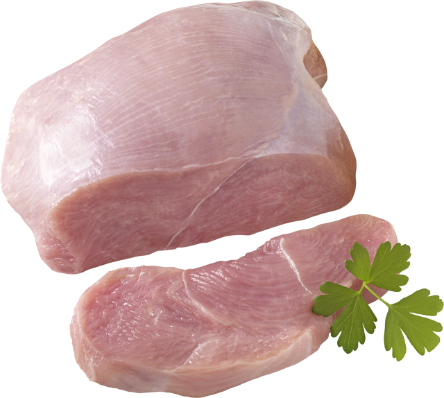 Am Samstag erhältlich: Frische Puten-Schnitzel oder -Brust