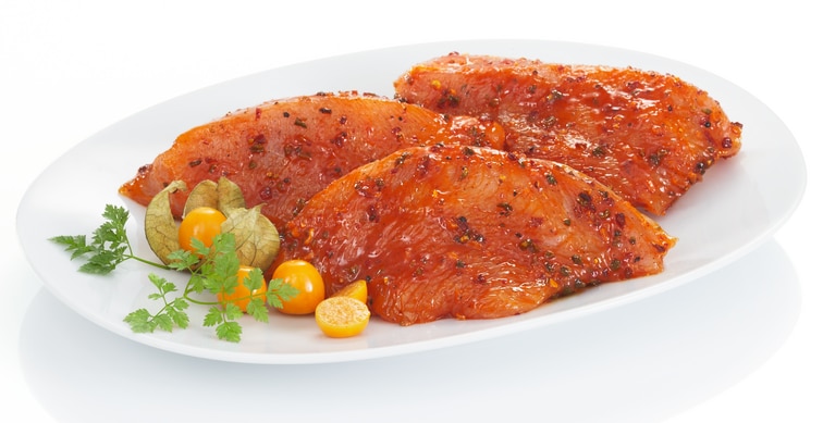 Puten-Schnitzel oder Turkey-Steaks „Arizona”