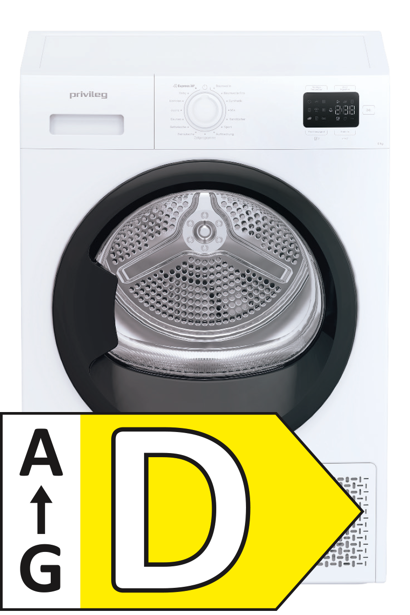privileg Wärmepumpentrockner „PD 8D WMB“