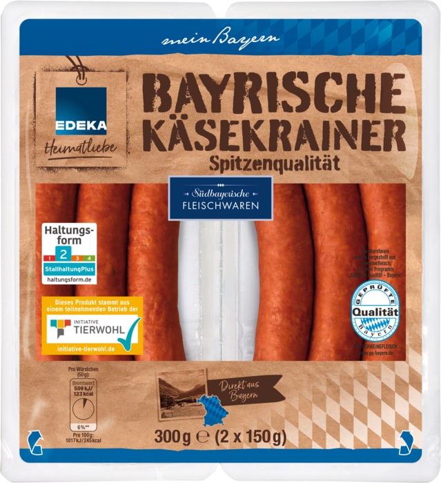 EDEKA Heimatliebe Bayrische Käsekrainer*