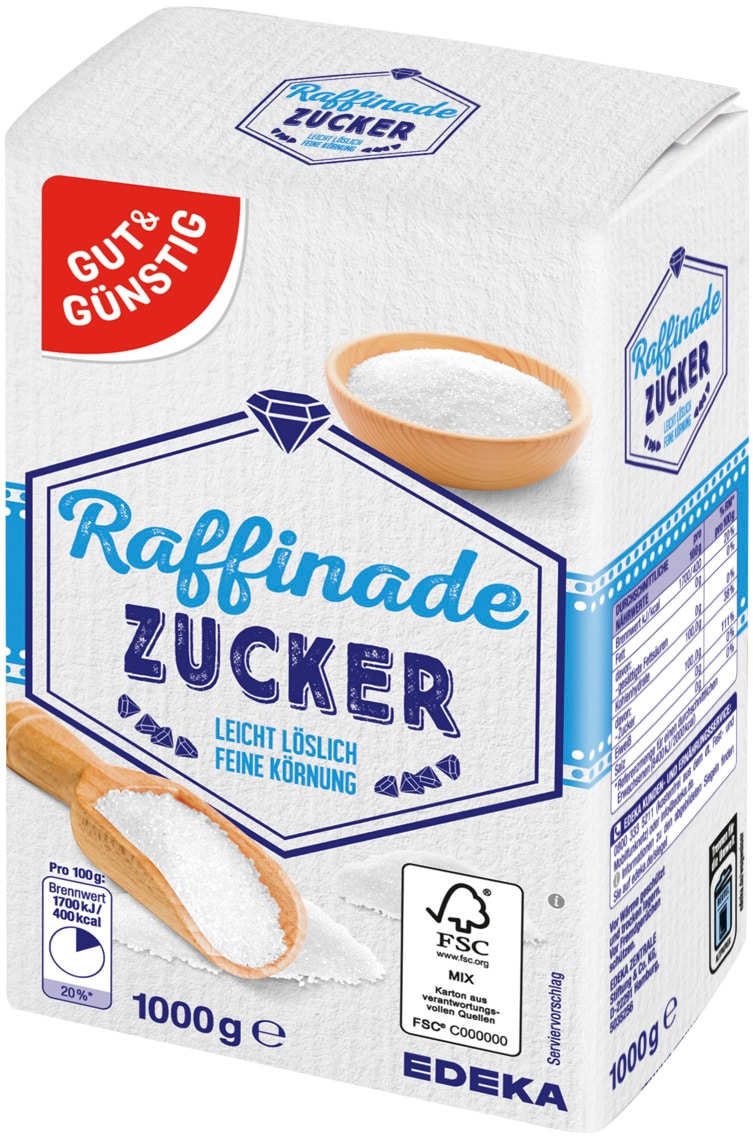 Gut & Günstig Raffinade Zucker