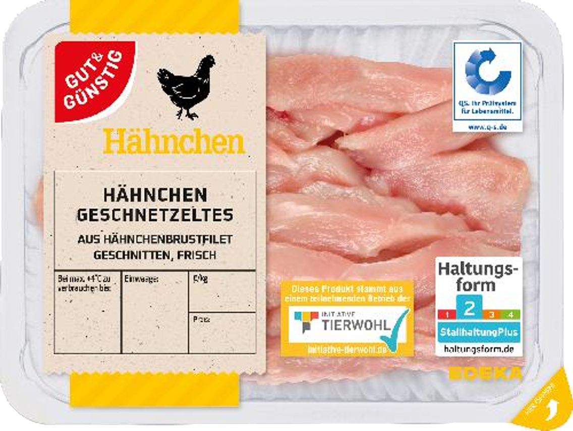 GUT&GÜNSTIG Hähnchen Geschnetzeltes