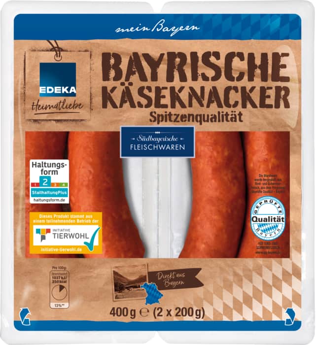 EDEKA Heimatliebe Bayrische Käseknacker
