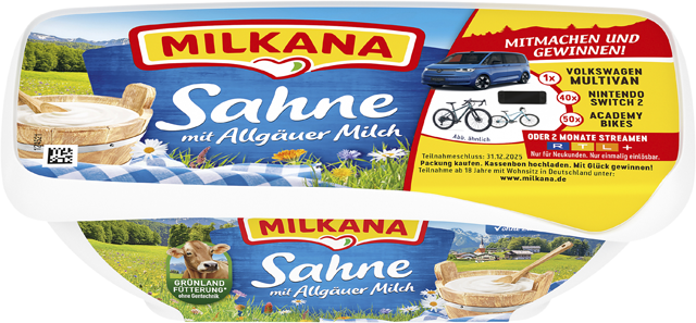 Ab Donnerstag erhältlich: Milkana Schmelzkäse 