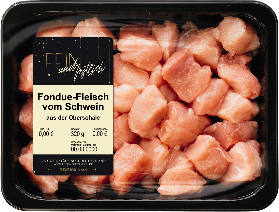 Fein & Festlich Fonduefleisch vom Schwein