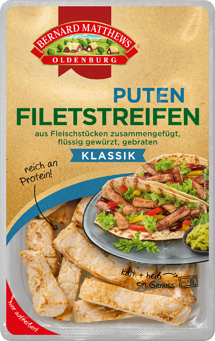 Matthews Hähnchen- oder Puten-Filetstreifen