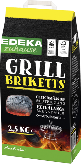 EDEKA zuhause Holzkohlebriketts 2,5 kg