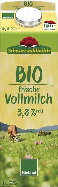 Schwarzwaldmilch frische Bioland Milch 