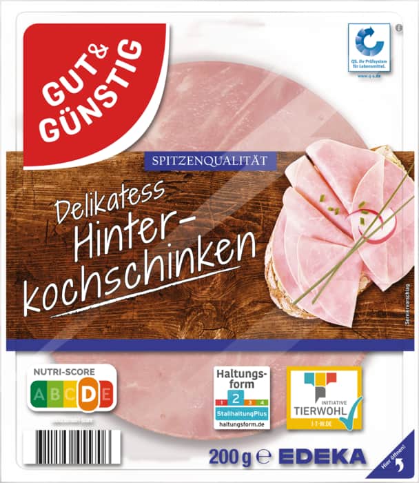 Gut&Günstig Delikatess Hinterkochschinken