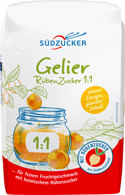 Südzucker Gelier Rübenzucker 1 : 1
