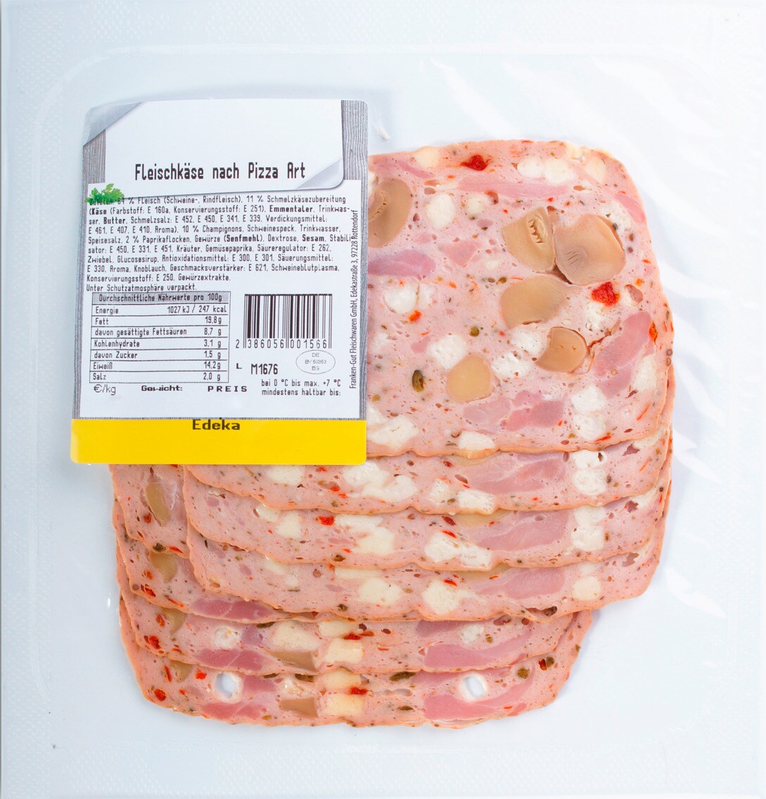 Fleischkäse nach "Pizza-Art"
