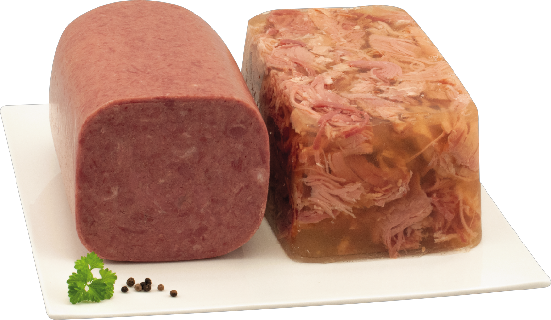 Gutfleisch Deutsches Corned Beef oder Schlemmerfleisch in Aspik