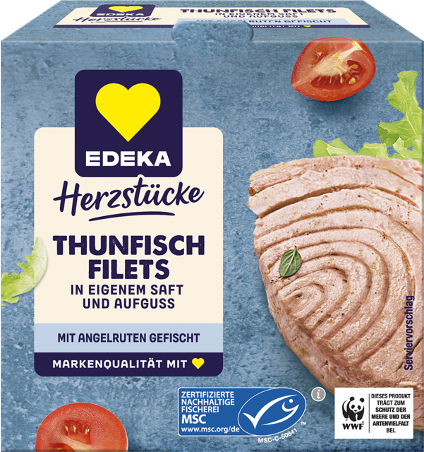 EDEKA Herzstücke Thunfischfilets