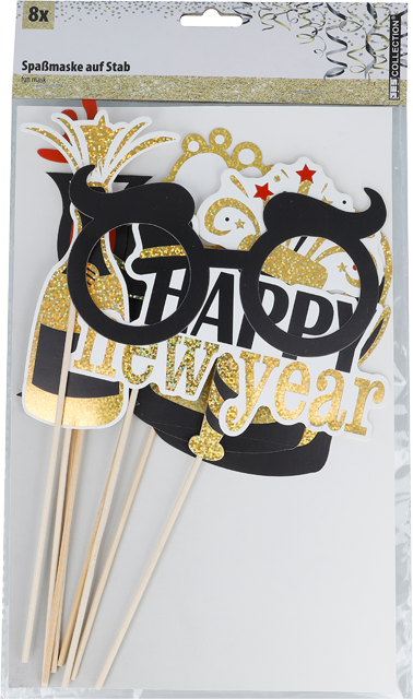 Spaßmasken Silvester