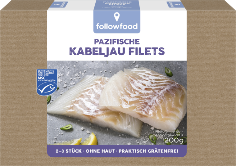 followfood MSC Kabeljau Filets