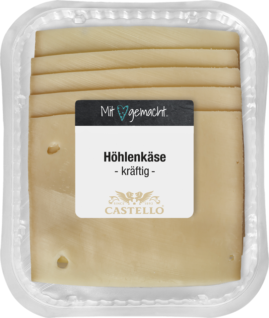 Mit Herz gemacht: Castello Höhlenkäse kräftig
