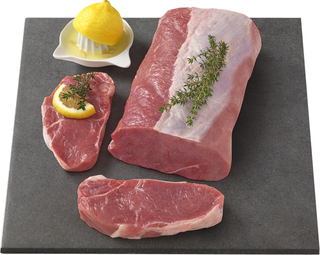 Zarte Kalbsrückensteaks